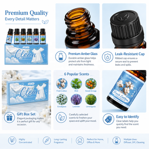 Ensemble d'huiles parfumées de qualité supérieure, 100% naturelles, longue durée, pour diffuseur d'arômes, bougie, fabrication de parfums - Product Image 2