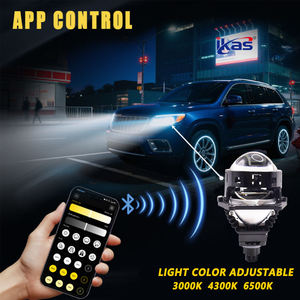 Nouveau spot d'installation facile conçu 3.0 pouces LED lentille de projecteur Bi faisceau haut bas APP LED lentille de projecteur BI - Product Image 4