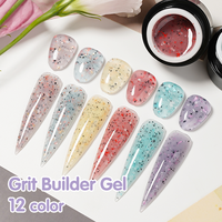Gel de construction pour ongles à haute résistance, vente en gros d'usine, tout-en-un, extension et construction, 12 couleurs pour usage professionnel en salon