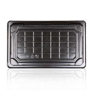 กล่องบรรจุภัณฑ์ซูชิสีดำบริสุทธิ์จากโรงงานกล่องบรรจุปลา<span class=keywords><strong>แซลมอน</strong></span>ซาซิมิบรรจุกลับบ้าน - Product Image 3