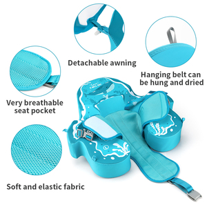 Phao Bơi Trẻ Em Không Bơm Hơi, Phao Bơi Vòng Nách Cho Trẻ Em Không Bơm Hơi Nổi Có Mái Che - Product Image 3