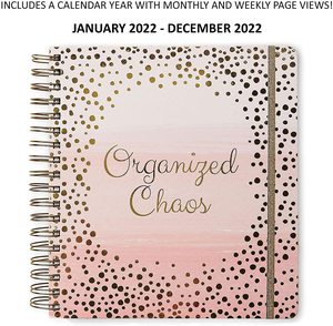 Agenda LABON 2026-2027 Organized Chaos, Planner/Calendario Grande per 18 Mesi, Planner Votum per Lavoro o Casa con Pianificazione Mensile - Product Image 3