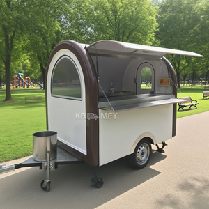 Remorques à glaces personnalisées aux normes américaines, entièrement équipées, chariots mobiles, camion de restauration avec fenêtre de service commerciale - Product Image 2