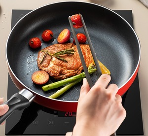 Sartén antiadherente para cocina ecológica con revestimiento antiadherente de manchas rojas - Product Image 2