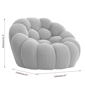 Canapé-lit de luxe DISEN Home, <span class=keywords><strong>style</strong></span> moderne, canapé <span class=keywords><strong>BUBBLE</strong></span>, design contemporain, canapé modulaire inclinable une place Roche Bobois - Product Image 6