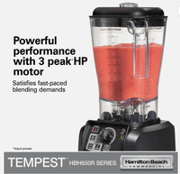 Hamilton Beach HBH650-CCC Le Blender Tempest, équipement de cuisine, blender silencieux pour smoothies avec design américain