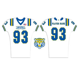 Camisetas de Fútbol Americano Personalizadas Más Vendidas, Cortas, 100% Poliéster, Protección UV, Diseño Personalizado para tu Equipo o Club, Venta al por Mayor - Product Image 3