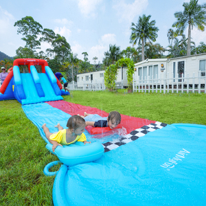 AirMyFun Château Gonflable pour Enfants avec Toboggan, Tissu Oxford 420D+840D, Capacité 3 Personnes, Installation Facile - Product Image 4