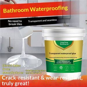 Revêtement imperméable en polyuréthane transparent écologique pour la réparation de carreaux, les murs extérieurs, les salles de bain, les piscines, la réparation des fuites et l'étanchéité des fissures - Product Image 4