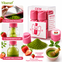 YIBENEF Private Label Custom Twist Cap Matcha Poeder 1000 Mesh Matcha Groothandel Beste Matcha
