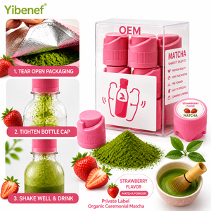YIBENEF Etiqueta Privada Personalizada, Tapa Giratoria, Polvo de <span class=keywords><strong>Matcha</strong></span> 1000 Mesh, <span class=keywords><strong>Comprar</strong></span> <span class=keywords><strong>Matcha</strong></span> al por Mayor, Mejor <span class=keywords><strong>Matcha</strong></span> - Product Image 1