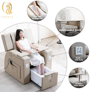 Sillón de Pedicura Chuque Hot <span class=keywords><strong>Foot</strong></span>, Mueble de Spa de Lujo, Sillón de Pedicura con Pestañas, Multifuncional, Eléctrico, Sofá de Masaje para Pies - Product Image 4