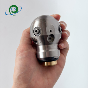 <span class=keywords><strong>Buse</strong></span> haute pression <span class=keywords><strong>rotative</strong></span> Warthog Rotation à 360 degrés Égout propre 3/8 "Nettoyage des routes urbaines Nettoyage des tuyaux ménagers - Product Image 3