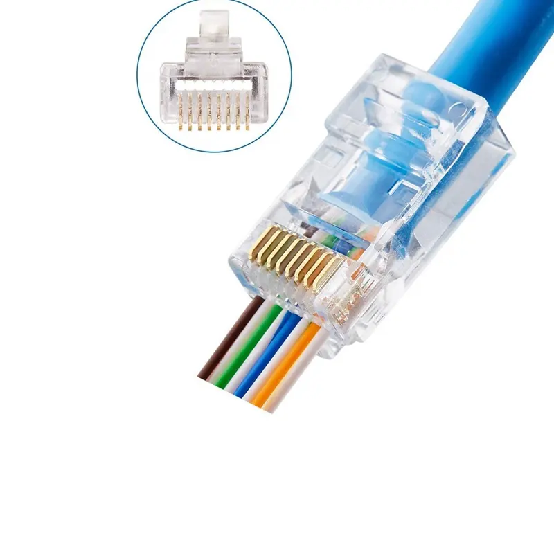 Cable de red de ordenador RJ45 para exteriores, Cable de cobre de 24AWG + 305, CAT 5e parche Ethernet, 100% M