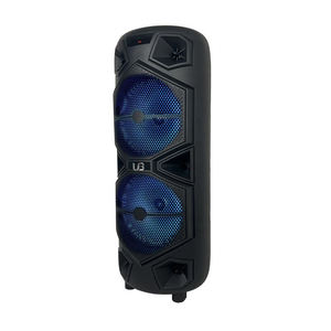 Enceinte sans fil multifonctionnelle pour fête en plein air, caisson de basses 5.0 RGB LED 60W avec microphone intégré, contrôle par application et télécommande - Product Image 5