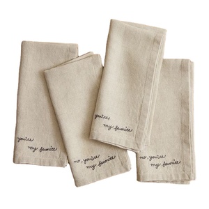 Assiettes à boissons Airlaid de 20 pouces avec logo personnalisé ensembles de serviettes de table de cuisine personnalisées pour les mariages et les fêtes au restaurant - Product Image 1