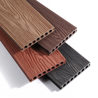 Vente flash : planches de terrasse en WPC pour extérieur, terrasse en composite bois-plastique, revêtement de sol pour piscine