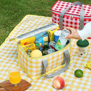 Grand sac isotherme portable pliable avec poignée pour pique-nique en extérieur, conservation des aliments frais et congelés au frais - Product Image 3