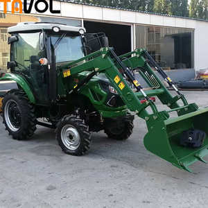 Tractor 4x4 de 30hp, 50hp, 55hp, Modelo 554, con Retroexcavadora Frontal TZ04D y Excavadora Trasera LW6, con Certificación CE - Product Image 3