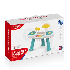 HUANGER <span class=keywords><strong>Piano</strong></span> et batterie multifonctionnels <span class=keywords><strong>pour</strong></span> bébé, jouets musicaux avec son - Product Image 3