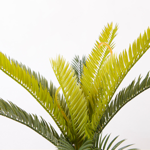 Cycas Palm ต้นไม้เซมิคอนดักเตอร์ประดิษฐ์ขนาด35ซม.,ต้นบอนไซสำหรับตกแต่งบ้าน - Product Image 4