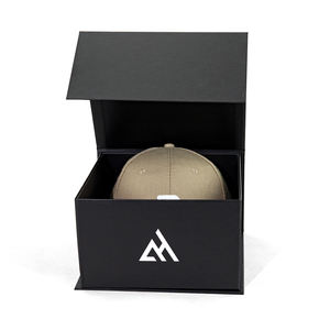 Boîte à chapeaux en stock, couleur noire, promotionnelle, OEM, Chine, vente en gros, modèle de boîte à chapeaux, fabricant de boîtes à chapeaux - Product Image 6