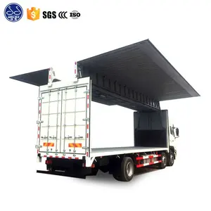 Boîte de camion sec avec ouverture d'aile, pour cargaison diesel, conteneur d'ouverture d'aile, pour camion, van
