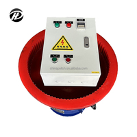 Petite Machine de Polissage et de Tribofinition Vibrante Motorisée pour la Finition Métallique, Capacité 60L, Construction en Acier Inoxydable