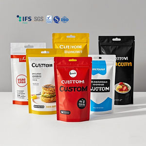 Custom Logo Aluminum Foil Stand up Pouch Packaging Resealable Candy <b>Zip</b> Lock <b>Bags</b> for Food Storage - Product Image 3