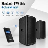 Haut-parleur PA actif de 12 pouces ART912-A DSP Bluetooth TWS 600W RMS 1600W Peak, haut-parleur de scène audio professionnel pour l'église, les événements en direct