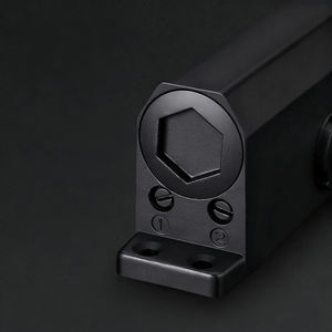 Ferme-porte moderne en aluminium ignifuge pour hôtels, avec ouverture à <span class=keywords><strong>180</strong></span>°, <span class=keywords><strong>force</strong></span> réglable et fonctionnement silencieux - Product Image 4