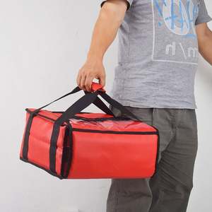 Large Capacity Nylon Tote Cooler Waterproof Thermal <b>Lunch</b> Food Bags Insulated <b>Warmer</b> for Beach Pizza Delivery Made Polyester - Product Image 4