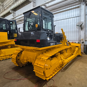 Bulldozer sur chenilles avec lame inclinable droite SD13, bulldozer sur chenilles de 13 tonnes, moteur Shangchai de 130 CV pour travaux de terrassement et nivellement des terres - Product Image 3