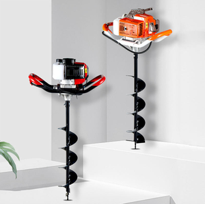 52cc Benzine Aangedreven 2-takt Tuingereedschap Boom Aanplant Grondboor Voor Diepgatpaalboorpalen - Product Image 5