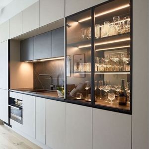 Aimsp Wine <b>Cabinet</b> Wine <b>Cabinet</b> Bar Living Room <b>Sideboard</b> Dining Room Wooden - Product Image 4