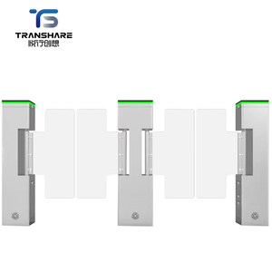 Swing rào cản cổng cho người đi bộ kiểm soát truy cập turnstile cho siêu thị với ánh sáng dẫn và cảm biến hồng ngoại Radar phát hiện - Product Image 6