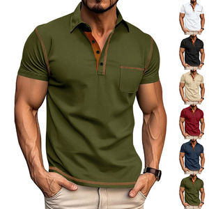 Polo da Uomo Estivo 2026 di Alta Qualità, Slim Fit, Casual, Sofisticato, Elegante, Comodo, con Tasche, per Sport e Tempo Libero - Product Image 4