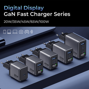 Cargador compacto PD GaN 2C1A de 100W con enchufe plegable de pantalla para teléfono portátil <span class=keywords><strong>Mini</strong></span> cargador <span class=keywords><strong>USB</strong></span> <span class=keywords><strong>C</strong></span> - Product Image 4