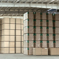 Precio al por mayor Tablero de fibra de madera MDF liso sin acabado de 2mm, 6mm, 12mm, 18mm de densidad media-alta para uso interior