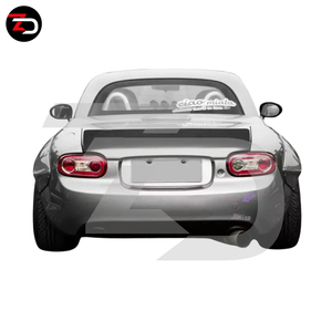 Kit de Carrocería Estilo TP de Fibra de Vidrio para Miata NC Coupé 2005 a 2015 con Alerón Trasero y Extensión de Guardabarros - Product Image 5