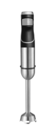 Mixeur plongeant électrique en acier inoxydable avec boutons poussoirs pour usage domestique - Vitesse variable pour mélanger et écraser la glace, plastique