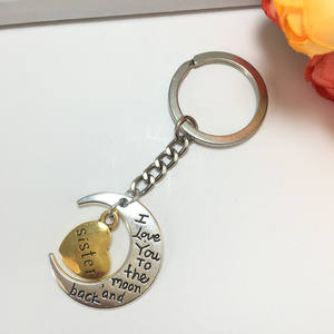 Metal Cartoon Personalized Custom Made Keyring Gift for Family <b>Pendant</b> Keychain - Product Image 2