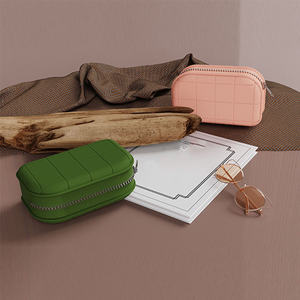 กระเป๋าแต่งหน้าที่ไม่เหมือนใครทำจากวัสดุซิลิโคนพร้อมกระเป๋าเก็บของกันน้ำและกันกระแทกสำหรับอุปกรณ์แต่งหน้า - Product Image 6