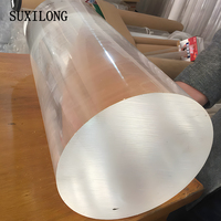 Fabricant de tiges en acrylique transparent coloré, diamètre 100 mm, barre en plastique polie en stock, tige en acrylique PMMA non toxique