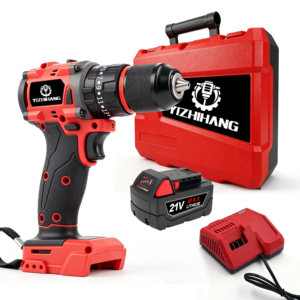 Taladro Inalámbrico de 21 V, Taladro de Impacto Multifuncional Recargable de 90 N.m, Destornillador de 10 mm, Juego de Herramientas para el Hogar - Product Image 3