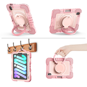 Étui pliable à 360 degrés pour iPad Mini 6 avec support pour stylet intégré, coque de tablette robuste antichoc - Product Image 4