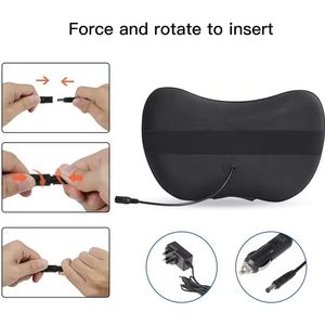 Massaggiatore Elettrico Shiatsu Intelligente EwayHealth EWMP-001 2025 per Tutto il Corpo con Massaggio Profondo, Cuscino Regolabile per Spalle e <span class=keywords><strong>Collo</strong></span> - Product Image 2