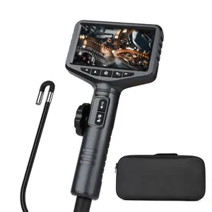 Borescope endoskopi artikulasi 2 arah IPS 8mm 5 "dengan kamera inspeksi Borescope Video