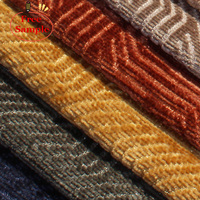 Usine En Gros 100% Polyester Chenille Tissu Rembourrage Imperméable pour Textile À La Maison Chenille Canapé Tissus