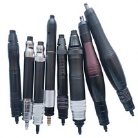 Meuleuse pneumatique de qualité supérieure avec mandrin de 3 mm, mini-meuleuse à air, micro-meuleuse 25000-65000 tr/min pour le polissage de modèles métalliques